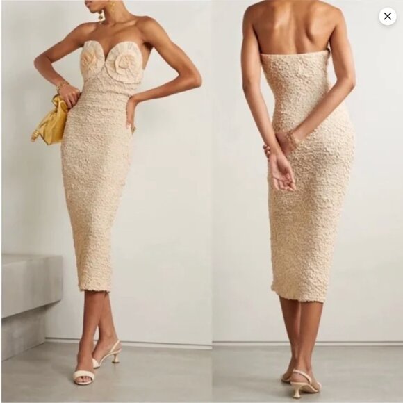 MARA HOFFMAN | White Mina Strapless Midi | Small/Medium - Picture 1 of 9